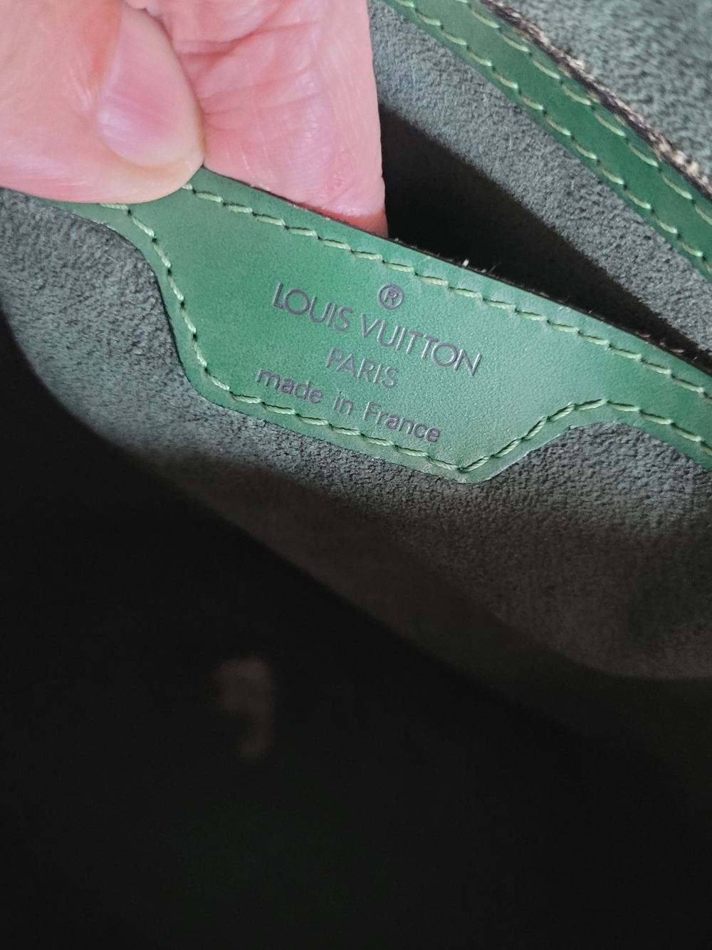 LOUIS VUITTON Saint Jacques Vintage Epi Leather Bag. - Picture 12 of 15